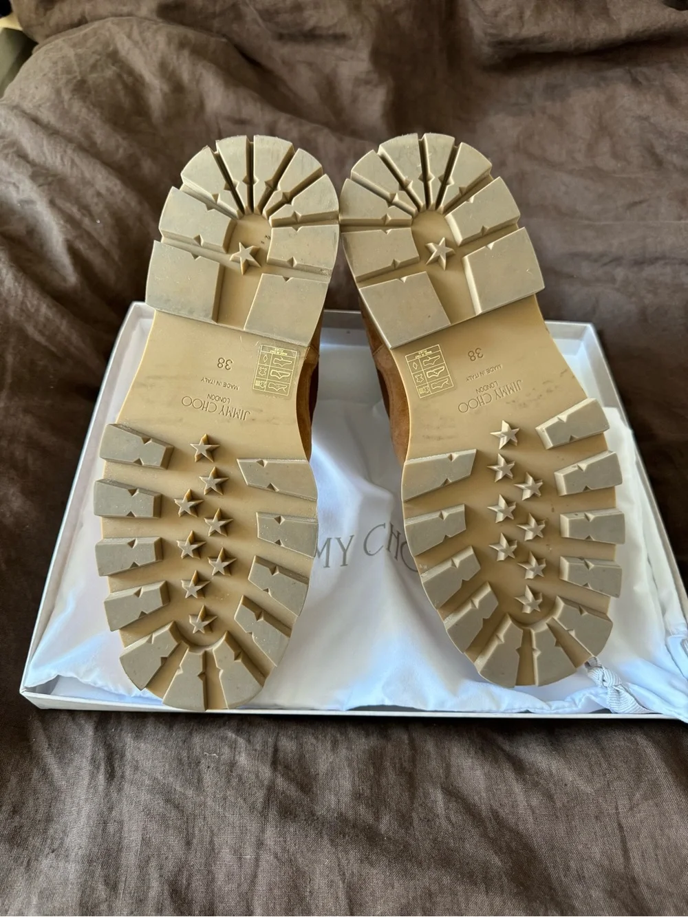 Jimmy Choo Clayton Crystal Trim Suede Chelsea Boot